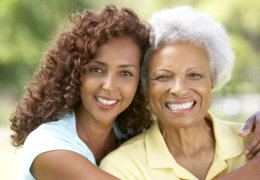 caretaker and her patient